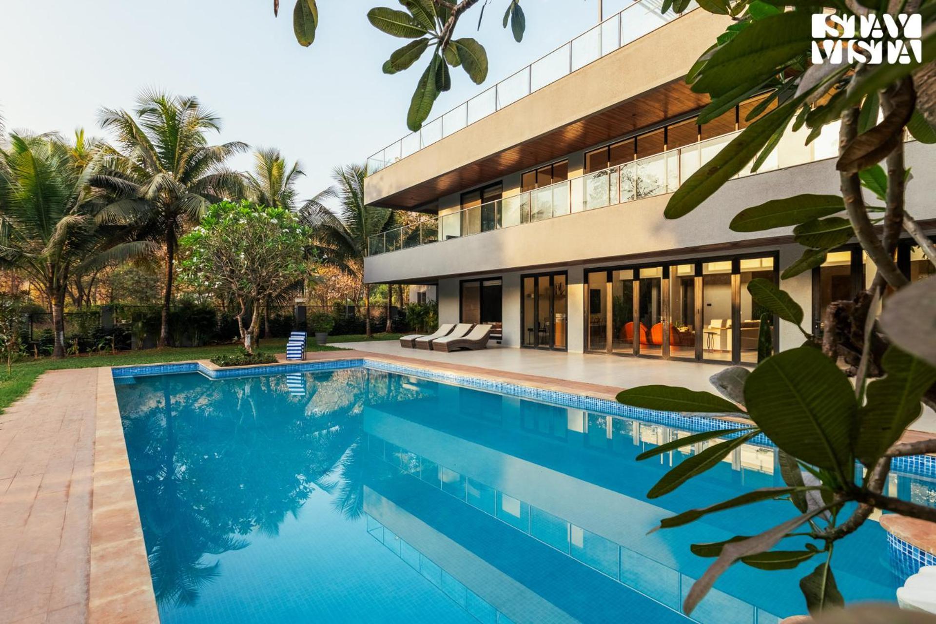 Reflection House By Stayvista With Pool, Terrace Bar, Indoor Games & Exquisite Interiors In A Nutshell Alībāg Exterior photo
