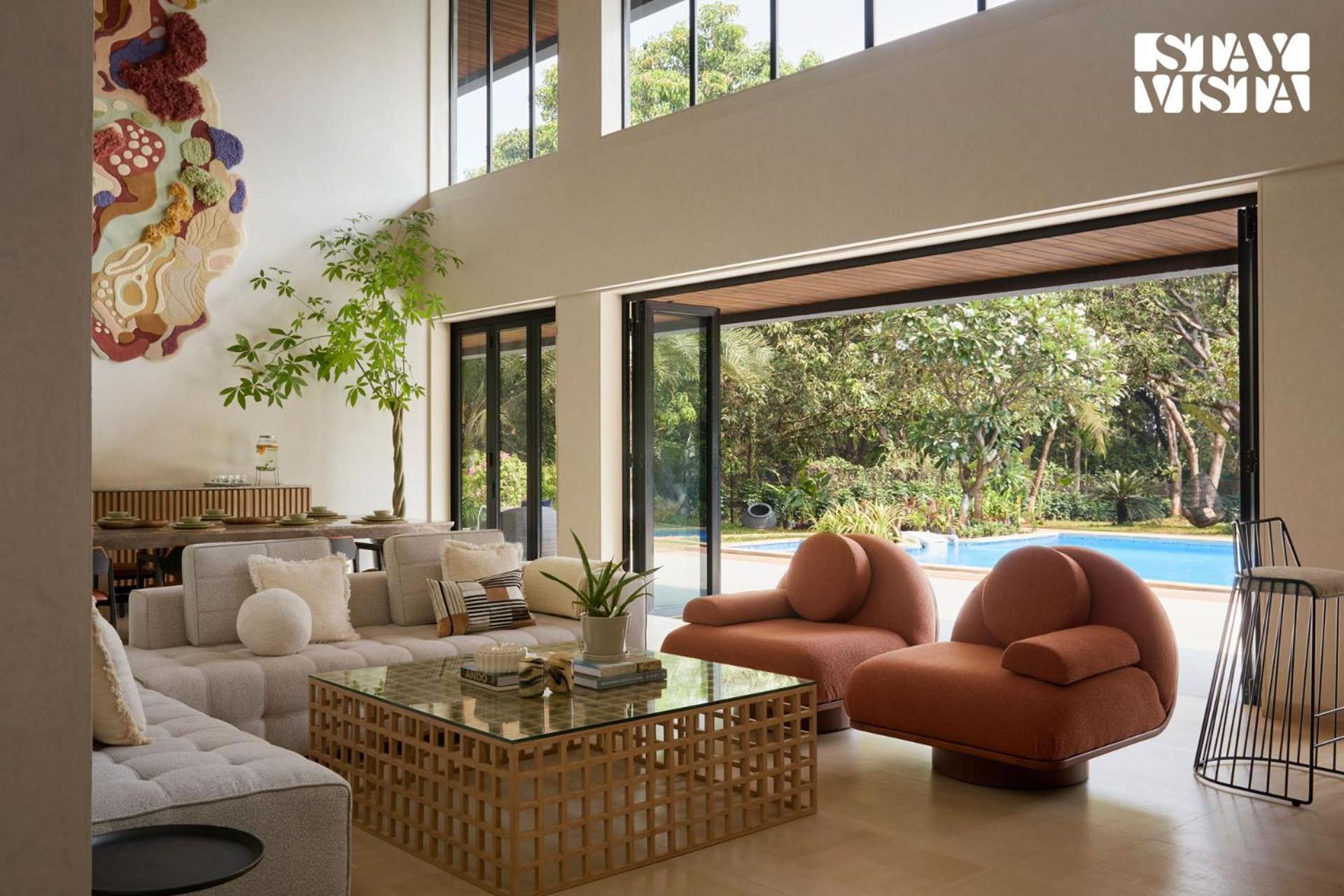 Reflection House By Stayvista With Pool, Terrace Bar, Indoor Games & Exquisite Interiors In A Nutshell Alībāg Exterior photo
