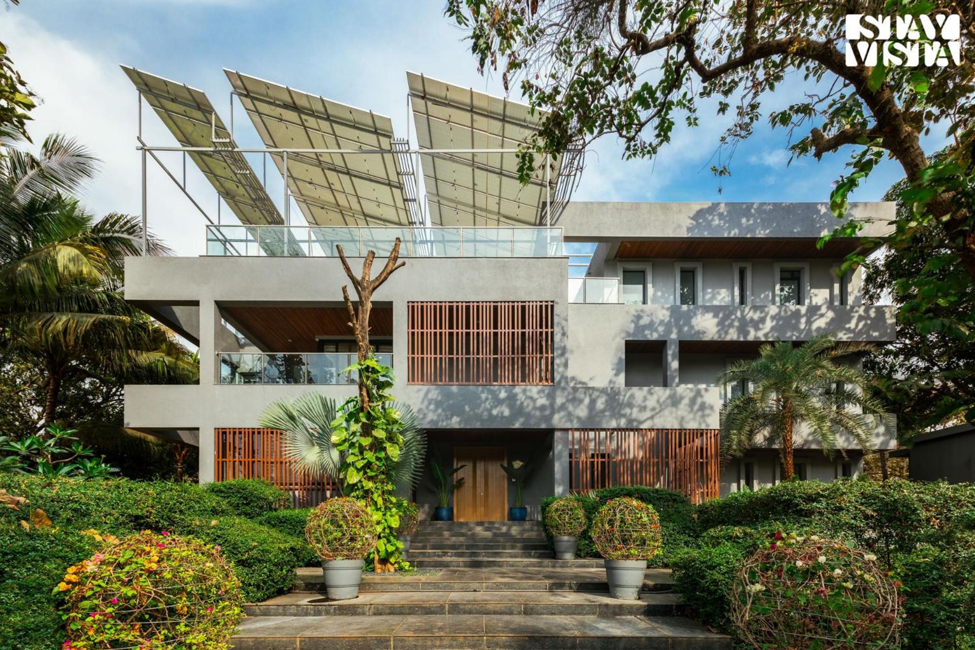 Reflection House By Stayvista With Pool, Terrace Bar, Indoor Games & Exquisite Interiors In A Nutshell Alībāg Exterior photo